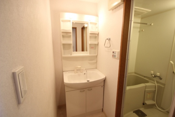 洗面設備　※他部屋の写真です。