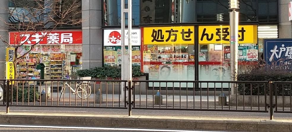 ドラックストア　スギ薬局柳橋店（ドラッグストア）まで540m