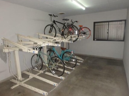駐車場　駐輪場です。