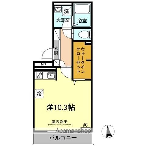 ウエスト ヴィレッジII A棟の間取り写真