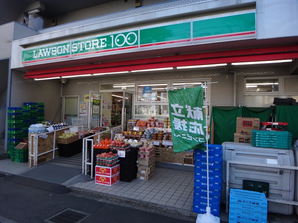 コンビニ　ローソンストア100船堀街道店（コンビニ）まで270m