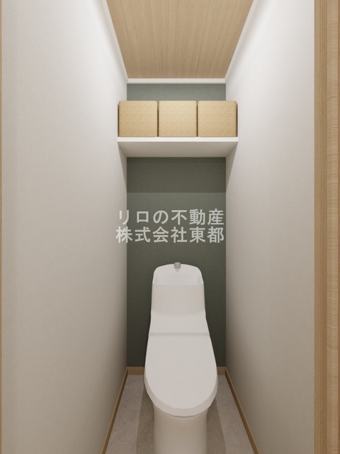 トイレ　※こちらの家具はＣＧです。家具付きではございません。