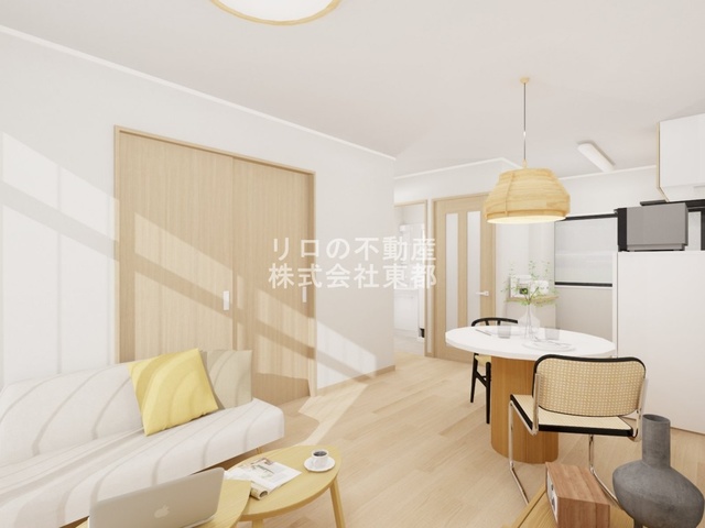 居室・リビング　※こちらの家具はＣＧです。家具付きではございません。