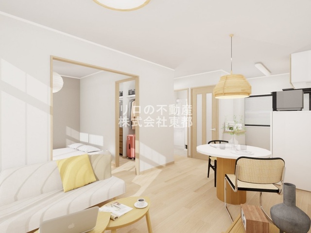 居室・リビング　※こちらの家具はＣＧです。家具付きではございません。