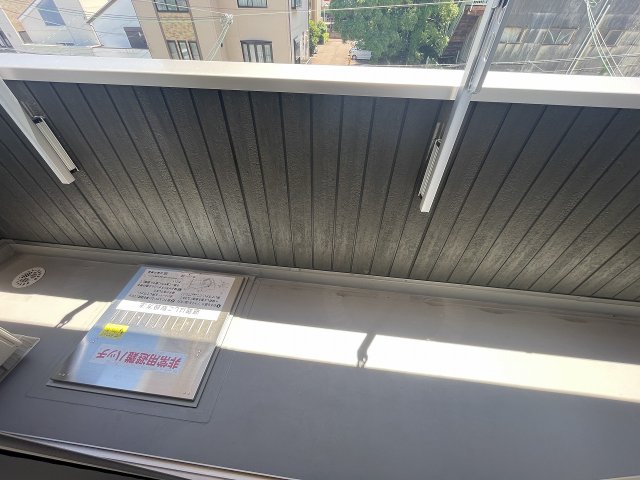 バルコニー　広々としたバルコニーです