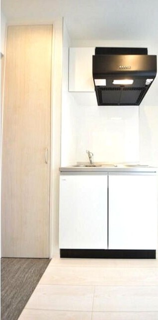 キッチン　２口コンロ付きのシステムキッチンです