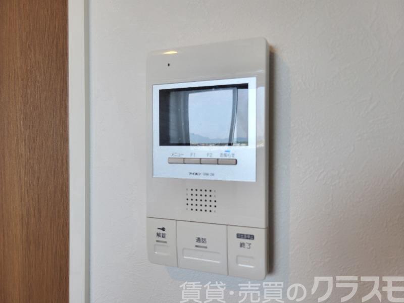 セキュリティ　来訪者が確認できるモニターホン♪
