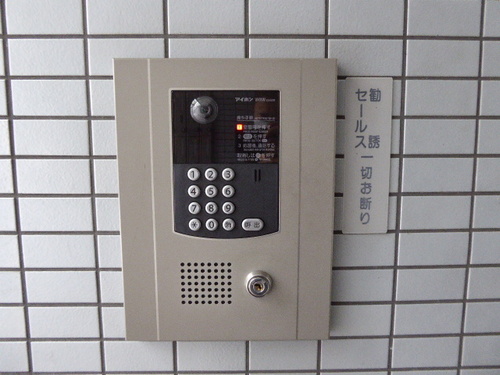 セキュリティ　オートロック　※2021年7月撮影