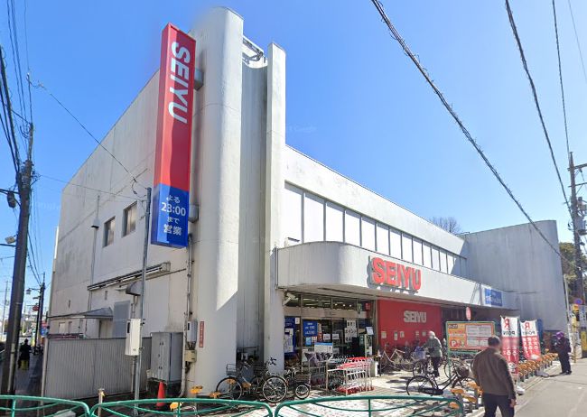 スーパー　西友 下井草店（スーパー）まで595m