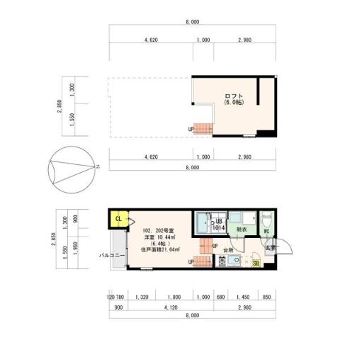 フルジュア本陣の間取り写真