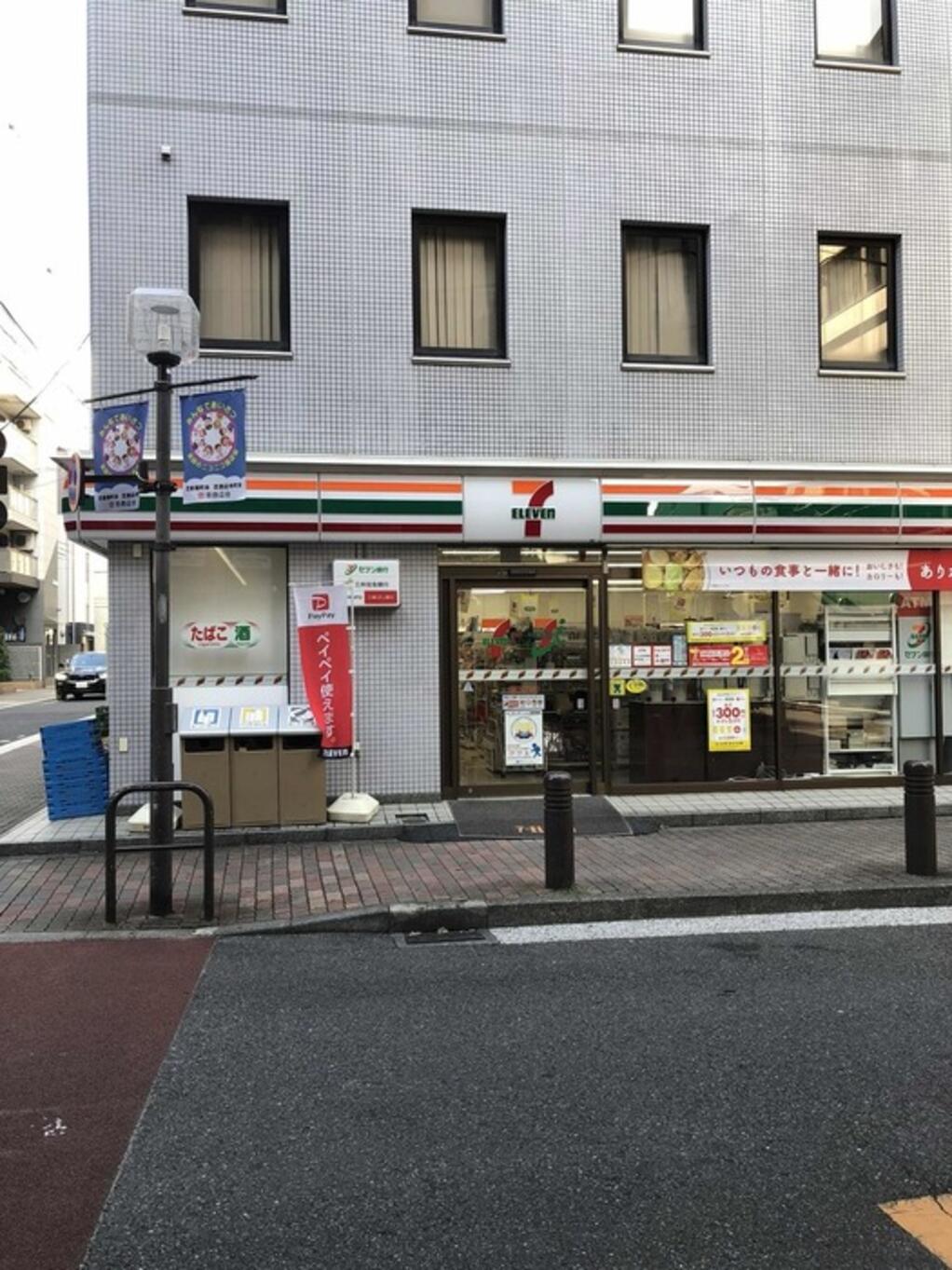 コンビニ　セブンイレブンセレスティン芝三井ビル店（コンビニ）まで374m
