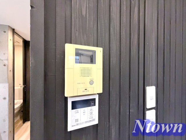 セキュリティ　モニター付きです。