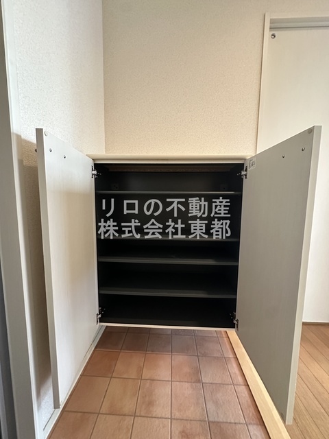 玄関　自慢のシューズを大切に、キレイに収納できます☆