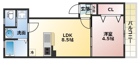 ユアメゾン阪南町の間取り写真