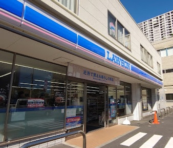 コンビニ　ローソン+江東東雲店（コンビニ）まで458m