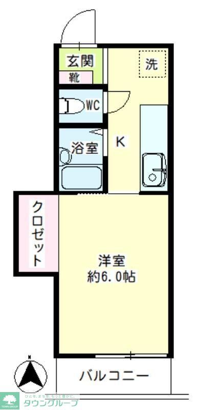 平安コーポラスNo.14の間取り写真