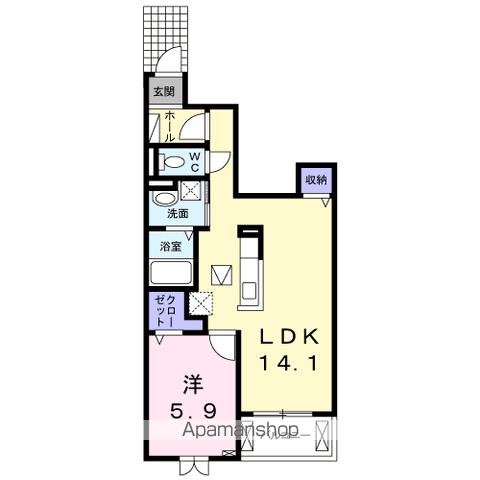 遠州鉄道 曳馬駅 徒歩38分 3階建 築14年の間取り写真