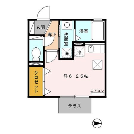 地下鉄桜通線 神沢駅 徒歩8分 2階建 築21年の間取り写真