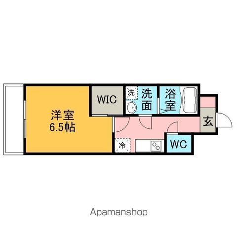 地下鉄箱崎線 千代県庁口駅 徒歩5分 13階建 築17年の間取り写真