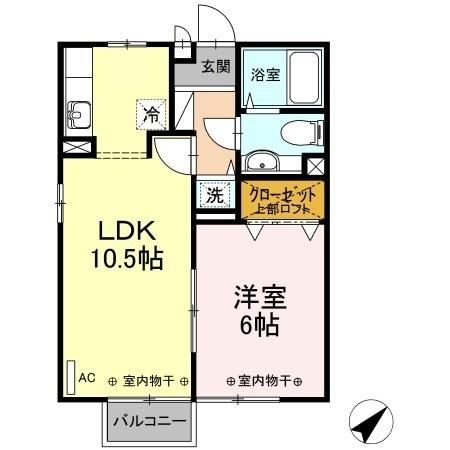 リバーコートの間取り写真