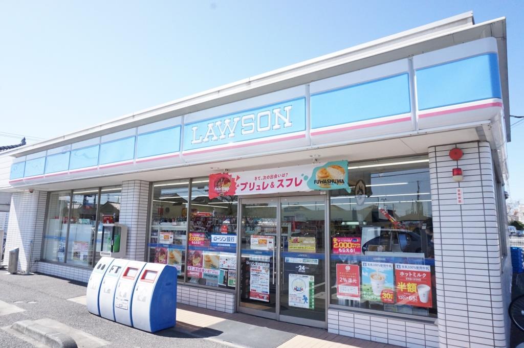 コンビニ　ローソン 草加柳島町店（コンビニ）まで596m