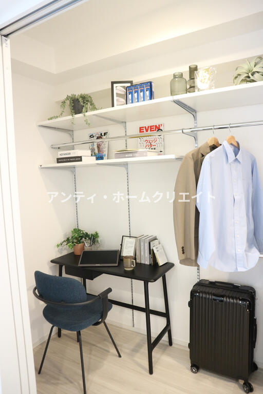 収納　同タイプ4階モデルルーム写真、家具備品等は付帯しません