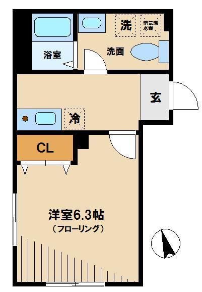 エスポワール池袋の間取り写真