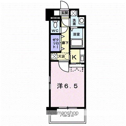 ＪＲ鹿児島本線 吉塚駅 徒歩18分 10階建 築21年の間取り写真