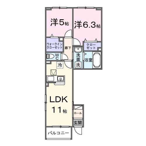 ＪＲ東海道本線 草津駅 徒歩32分 2階建 新築の間取り写真