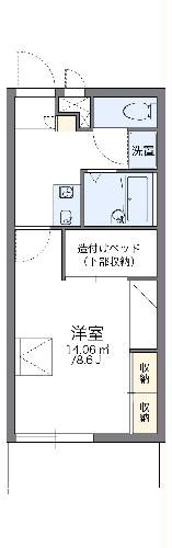 レオパレスサンシャインの間取り写真