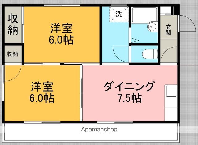 有楽コーポの間取り写真