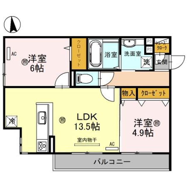 D-room新今里の間取り写真