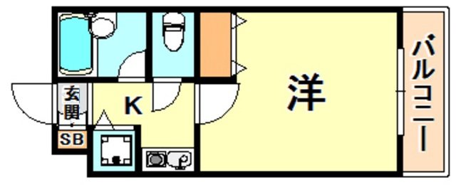 シャトラン弓木壱番館の間取り写真