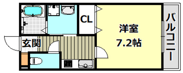 プルメリア東正雀の間取り写真