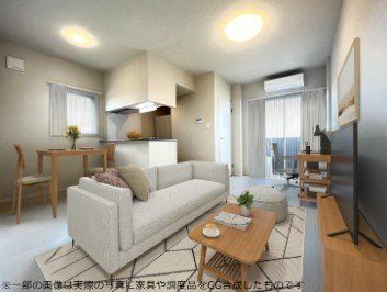 居室・リビング　※一部の画像は実際の写真に家具や調度品をCG合成したものです