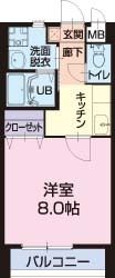 ラフィネNの間取り写真