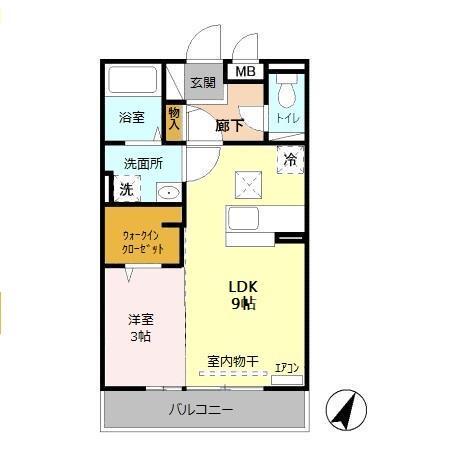 ビューフレアの間取り写真