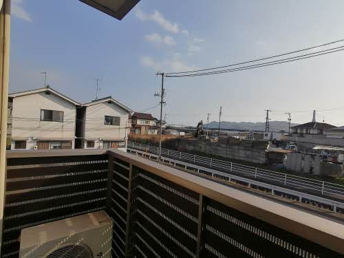 バルコニー　南西向き