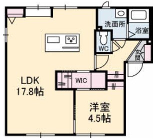 フレグランスＫＭ　Ｄ棟の間取り