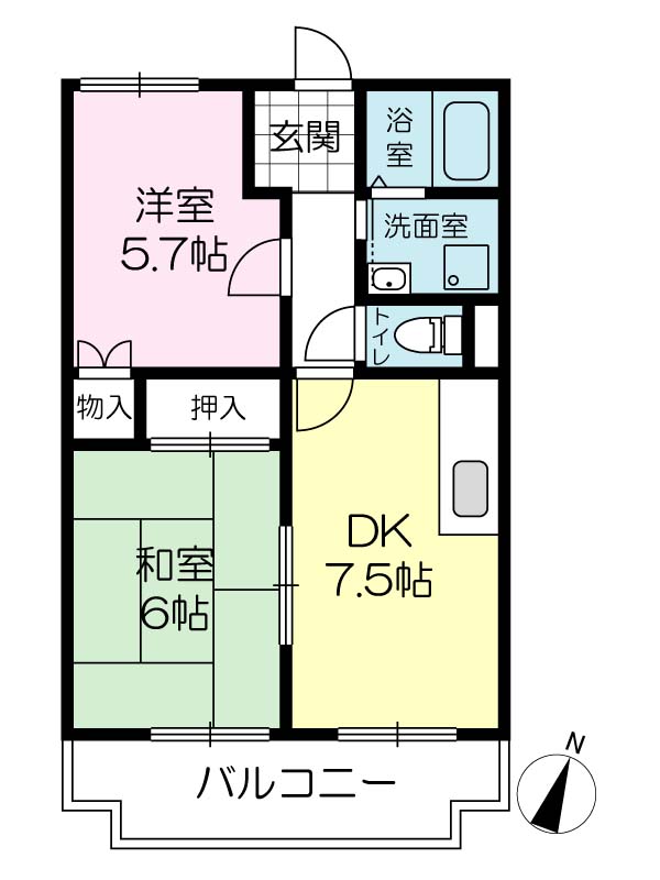 エクレールの間取り