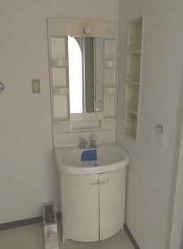 洗面設備　嬉しい独立洗面