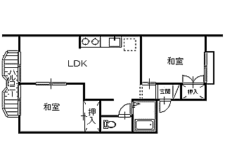 パレーシャルめぐみＡの間取り