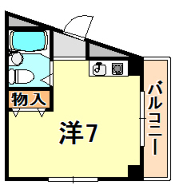 【神戸市垂水区名谷町のマンションの間取り】