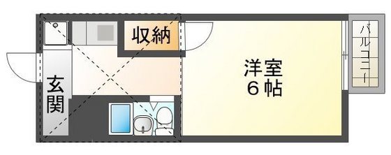 岡山市中区藤原光町のアパートの間取り