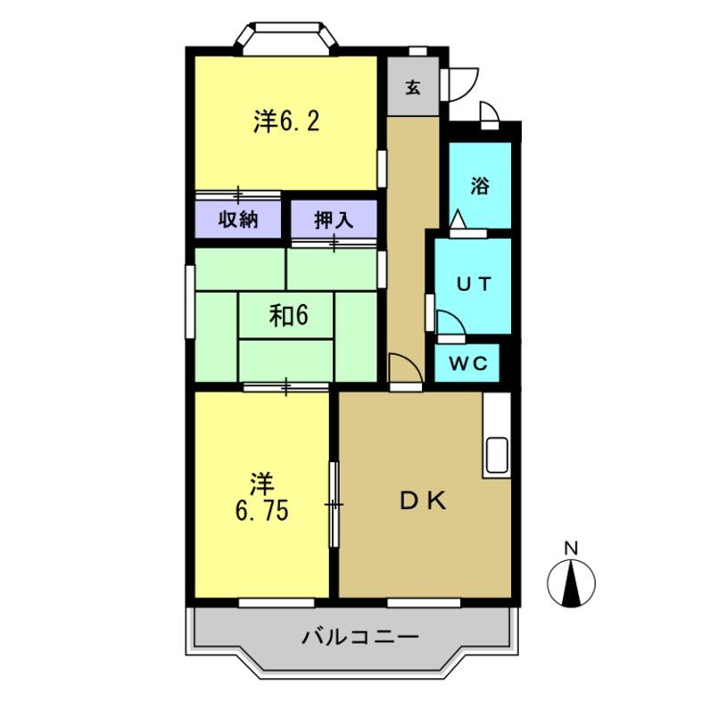 パークハイム清水ケ丘の間取り