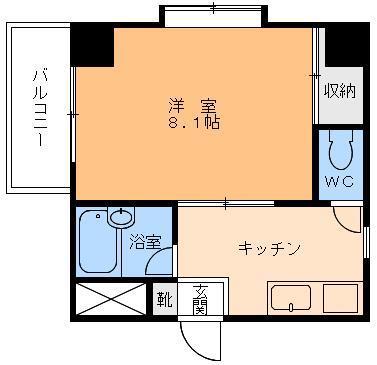 グレイスパル木屋町の間取り