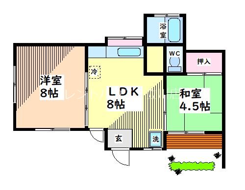 【ときわ荘の間取り】