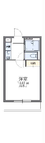 レオパレス国府台IIの間取り