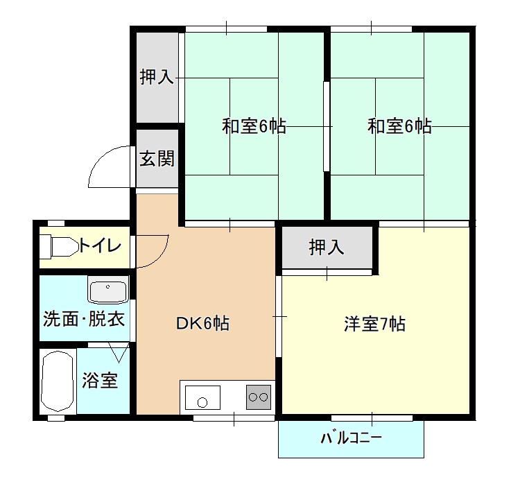 サンライズフジの間取り