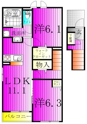 セレナヴィータIの間取り